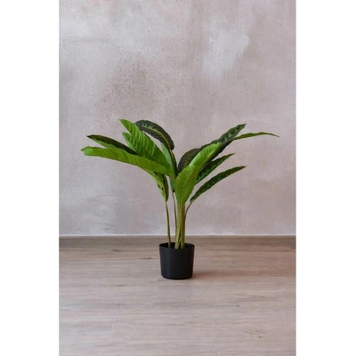 eshop-kvetinace.sk Umelá strelícia v kvetináči NICOLA, plast, výška 85 cm, zelená