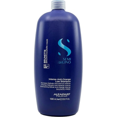 Alfaparf Milano Semi Di Lino Intense AntiOrange Low Shampoo šampon pro hnědé vlasy proti oranžovým tónům 1000 ml