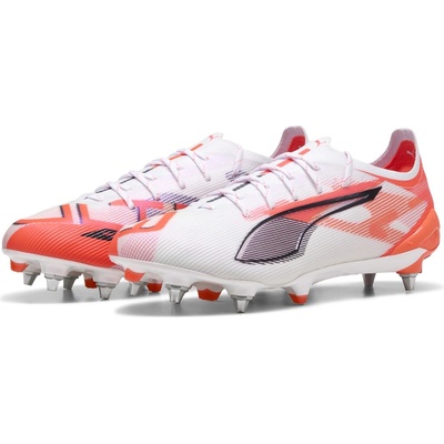 PUMA Футболни бутонки Puma Ultra 5 Ultimate Adults Soft Ground Football Boots - White/Red