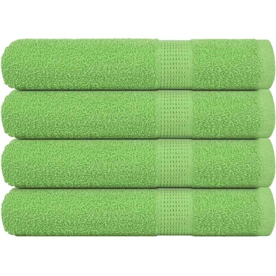 vidaXL Кърпи за сауна FROGN 4 бр. Ябълково зелени 80x200 см 360 г/м2 (137032)