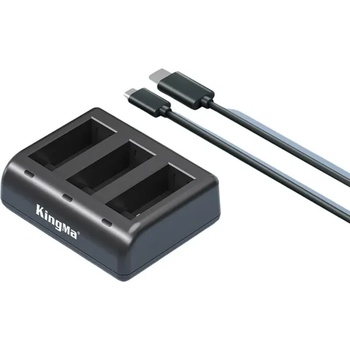 KingMa Тройно зарядно за батерии за GoPro Hero 9/10/11