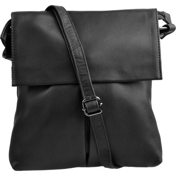New Bags dámská kožená kabelka přes rameno LB-244 černá