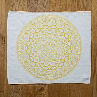 Mandalama Utěrka mandala žlutá – Solar plexus