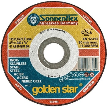 Sonnenflex Řezný kotouč 115 x 1,0 mm AS60QB 76706