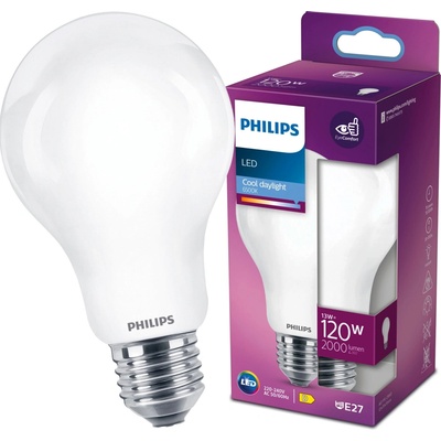 Philips LED žárovka LED A67 E27 13W = 120W 2000lm Studená bílá 6500K