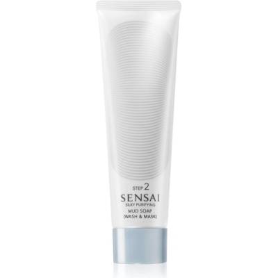 SENSAI Silky Purifying Mud Soap (Wash & Mask) сапун и маска 2 в 1 125ml