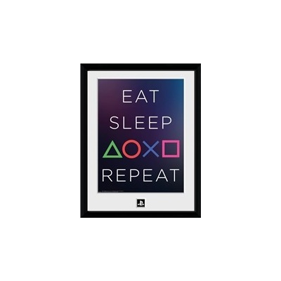PLAYSTATION - obraz Eat Sleep Repeat (30x40)