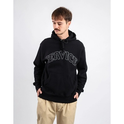 Service Works Arch Logo Hoodie BLACK