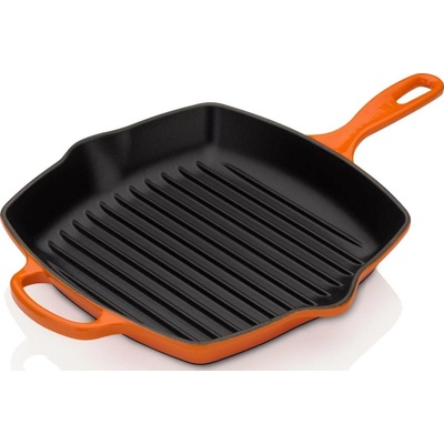 Le Creuset Grilovací pánev SIGNATURE 26 cm, FLAME, litina