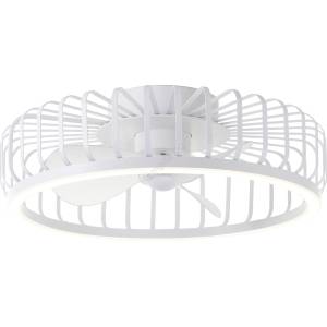 Brilliant - LED таванно осветително тяло с вентилатор CAPO LED/36W/230V, бяло + дистанционно управление (BI0479)