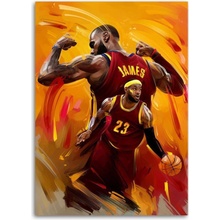 Gario Obraz na plátně LeBron James - Dmitry Belov Rozměry: 40 x 60 cm