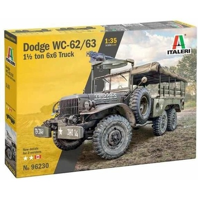 ITALERI Model Kit military 96230 Dodge WC62 1 1/2t 6x6 Truck 1:35