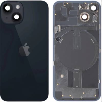 Apple Оригинален резервен заден капак - Apple iPhone 14 Backcover (черен) (335078)