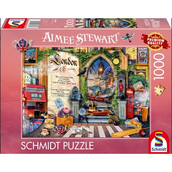 Schmidt Spiele Пъзел Schmidt от 1000 части - Спомени от Лондон (58606)