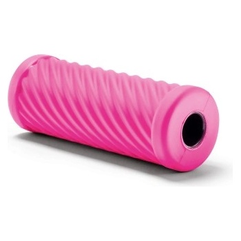 PINO Мини фасциален тренировъчен валяк с вълни, розов
