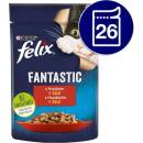 Felix Fantastic hovädzie v želé 26 x 85 g