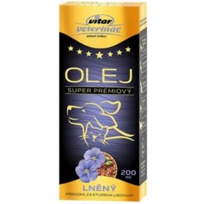Vitar Veterinae Lněný olej 200 ml