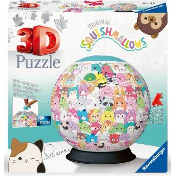Image 1 of Ravensburger Puzzle Ravensburger Squishmallows 3d Ball 72pc