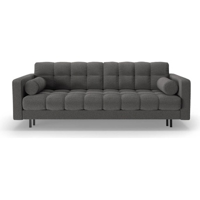 Cosmopolitan Design Тъмносив разтегателен диван с място за съхранение от букле 222 cm Bali - Cosmopolitan Design (COS_3SF_101_F1_BALI3)