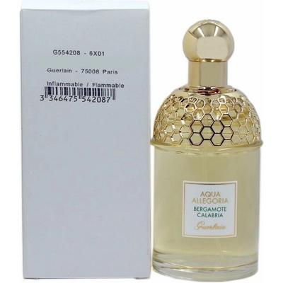 Guerlain Aqua Allegoria Bergamote Calabria toaletná voda unisex 75 ml tester
