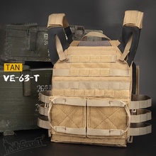 Wosport plate carrier JPC 2.0 plus Přední platforma se sumkami Písková