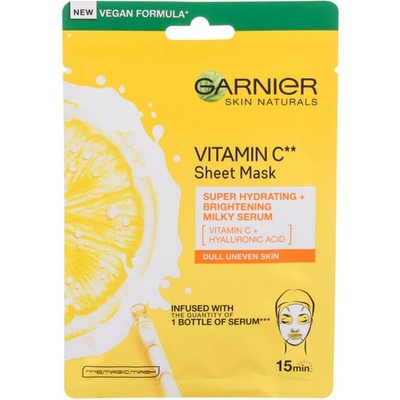 Garnier Skin Naturals Vitamin C Sheet Mask от Garnier за Жени Маска за лице 1бр