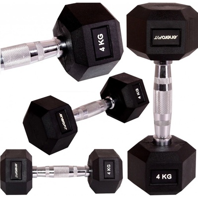 Enero Činky potiahnuté/pogumované pevné 1 x 4 kg