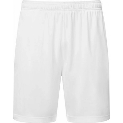 TriDri Unisex sportovní šortky Ion-Charge z recyklovaného polyesteru Bílá TR507