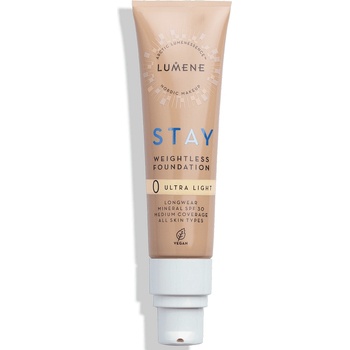 Lumene Веган Дълготраен Фон дьо тен с минерален SPF 30 Lumene Stay Weightless Foundation (84761)