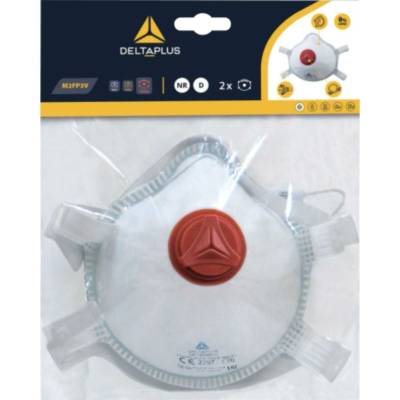 Delta Plus Respirátor M2FP3V FFP3 s ventilom 2 ks
