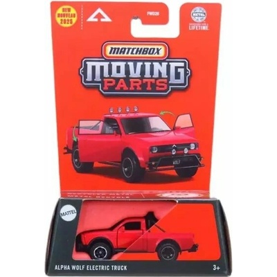 MATCHBOX AUTÍČKO Moving Parts 2016 Alpha Wolf Electric Truck