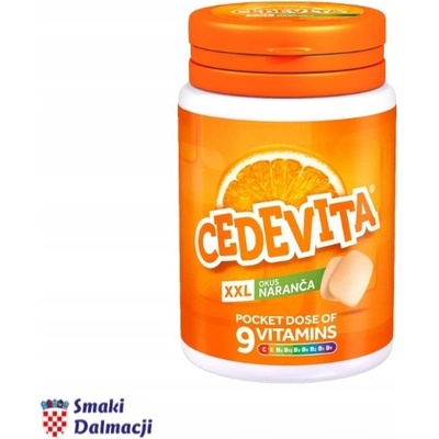 Cedevita bonbóny pomeranč XXL 60 g