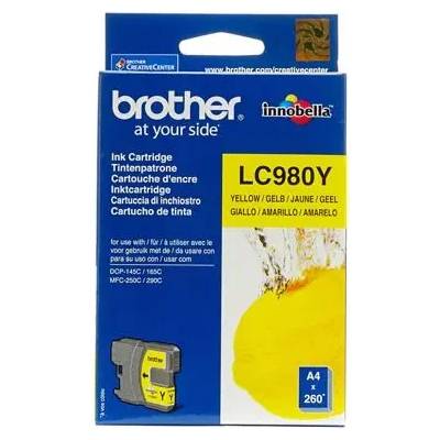 Brother ГЛАВА ЗА BROTHER MFC 250C/290C/DCP 145C/165C - Yellow - PN LC980Y (LC-980Y) (201BRALC 980Y)