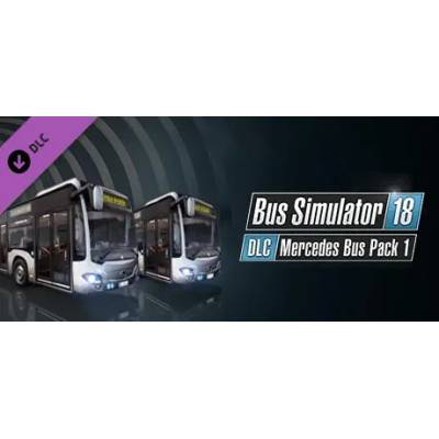 Игра Bus Simulator 18 - Mercedes-Benz Bus Pack 1 за PC Steam, Електронна доставка