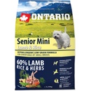 Krmivo pre psov Ontario Adult Mini Lamb and Rice 2,25 kg