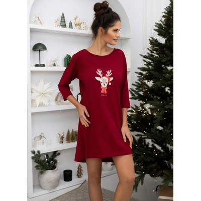 Sensis noční košile Elia bordó