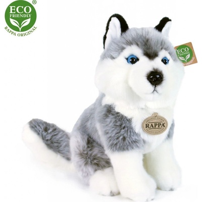 Eco-Friendly Rappa pes Husky sedící 30 cm