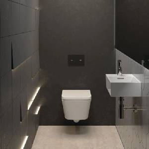 Ideal Standard Atelier Extra стенен умивалник 45 см матово бял с отвор за смесител и ляв преливник (T3733V1)