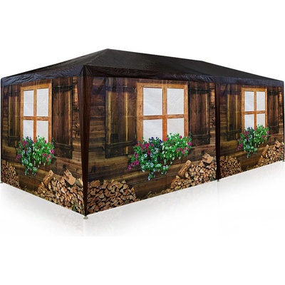 Casaria Almhütte Party-stan 6x3 m hnedý 101752