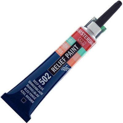 Amsterdam Relief Paint Deep Blue 20 ml