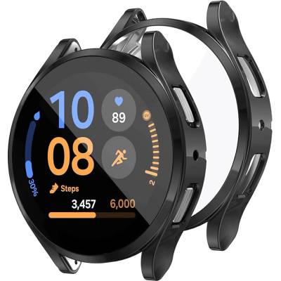 Techsuit Протектор за Samsung Galaxy Watch FE + Pouch - Defense360 Pro - черен
