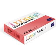 Coloraction A4 80 g Jahodově červená 100 ks