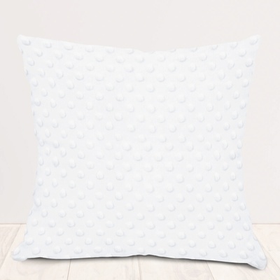 Biante Minky 3D bodky MKP-033 Snehovo biela 50 x 70 cm