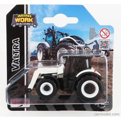 Maisto Valtra Q305 Tractor Bílá Černá 1:64