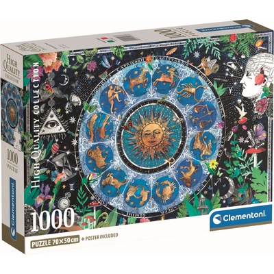 Clementoni Пъзел Clementoni от 1000 части - Астрологична карта (39937)