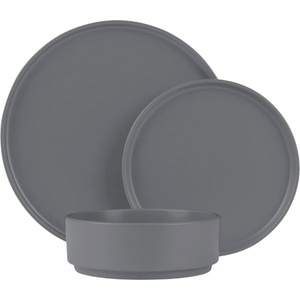 BerlingerHaus Комплект чинии с 18 части, matt grey aspen 54382 (bh/10008)