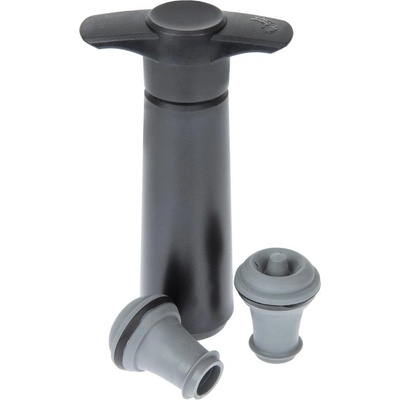 Vakuová pumpička na víno se zátkami Wine Saver černá