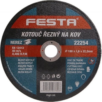 Festa Levior Kotouč řezný 180 x 1,6 x 22,2 mm 22254