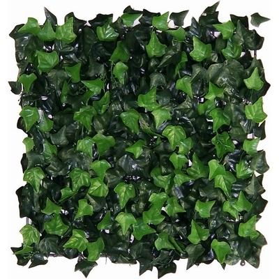 Umelý živý plot BREČŤAN PREMIUM nehorľavý trieda C, 4ks dielce 50x50cm