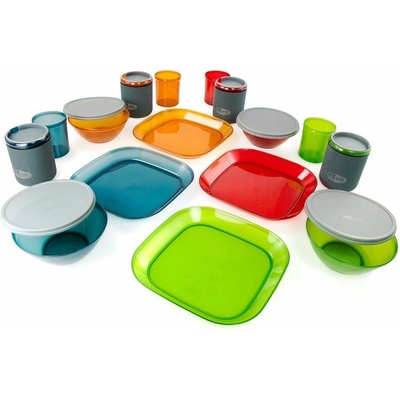 GSI Outdoors Infinity 4 Person Deluxe Tableset Multicolor 090497754005